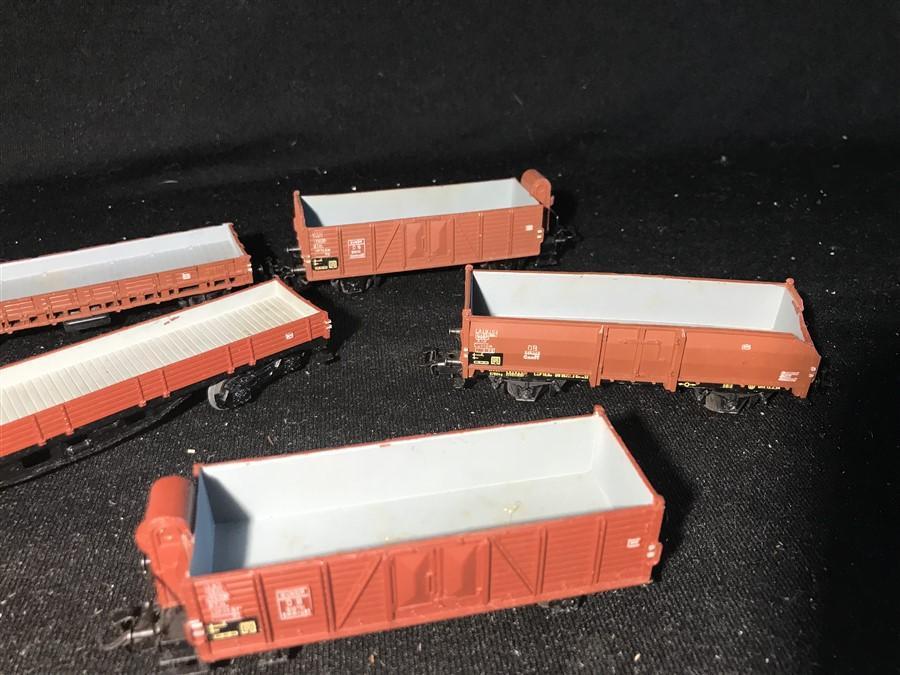 5 50's Marklin HO Model Railroad Utility Cars