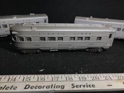 3 Lionel Model Railroad O Scale Passenger Cars