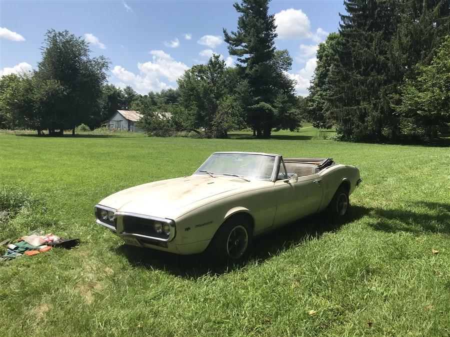 1967 Firebird Convertible w/326 V8 Engine Runs