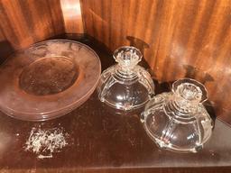 Group Lot Depression Glass Piggy Banks etc