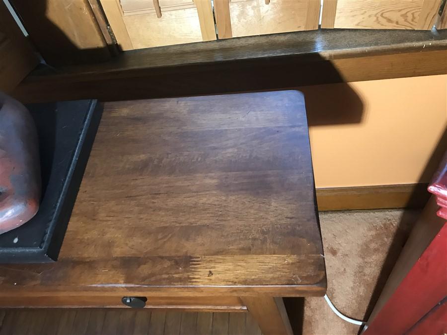 Heavy Wood Mission Style Stand or Table