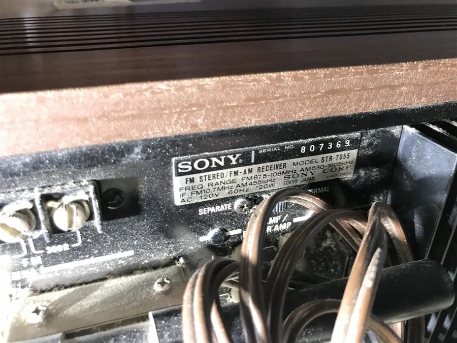 Vintage Sony Amp Tuner Stereo STR-7055 Receiver