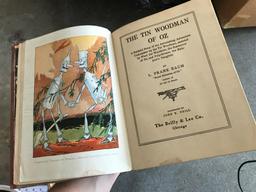 1st Edition Tin Woodman of Oz Book L Frank Baum