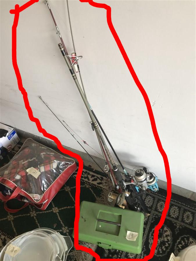 Fishing Reels, Tackle, Poles Etc Lot