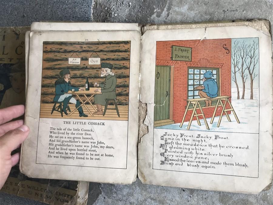2 Early Illustrated Children's Books w/Nice Images