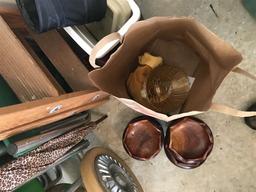Group Lot Assorted Garage Items Lawn Chair etc