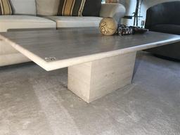 Marble Topped Table w/Marble Base