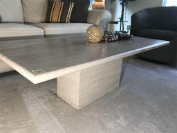 Marble Topped Table w/Marble Base