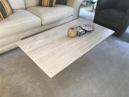 Marble Topped Table w/Marble Base