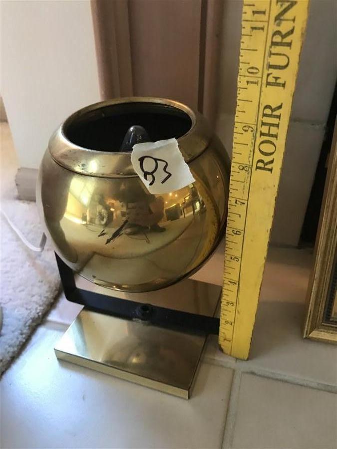 Unusual Design Small Lamp brass