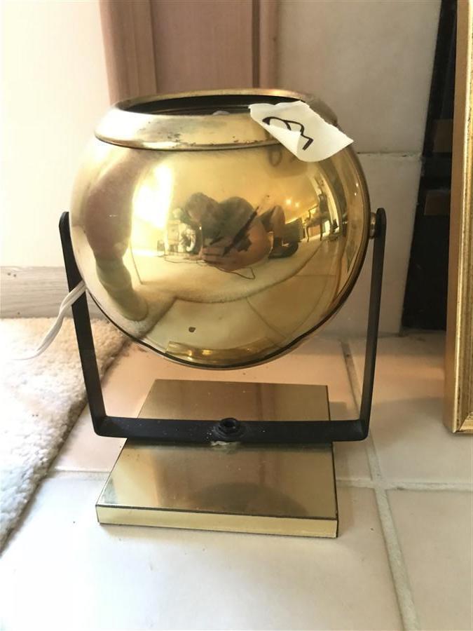 Unusual Design Small Lamp brass