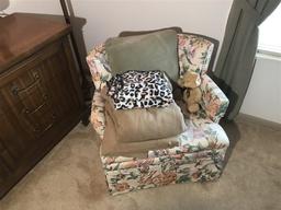 Nice Floral Upholstered Chair