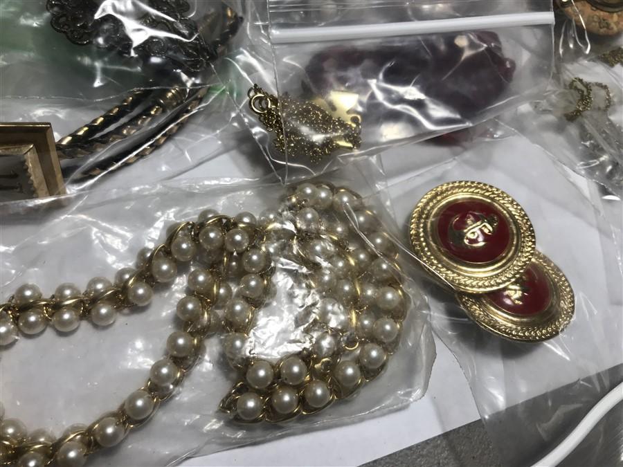 Group Lot of Vintage jewelry - Bagged and Sorted