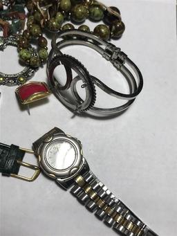 Lot of vintage costume jewelry