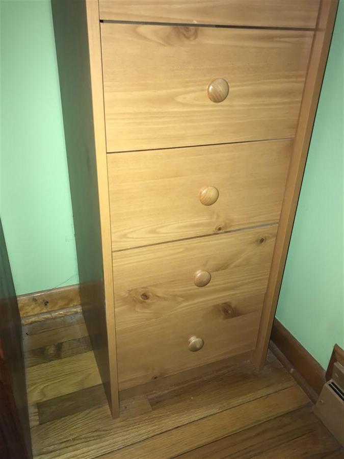 Wooden Cabinet with Five Drawers