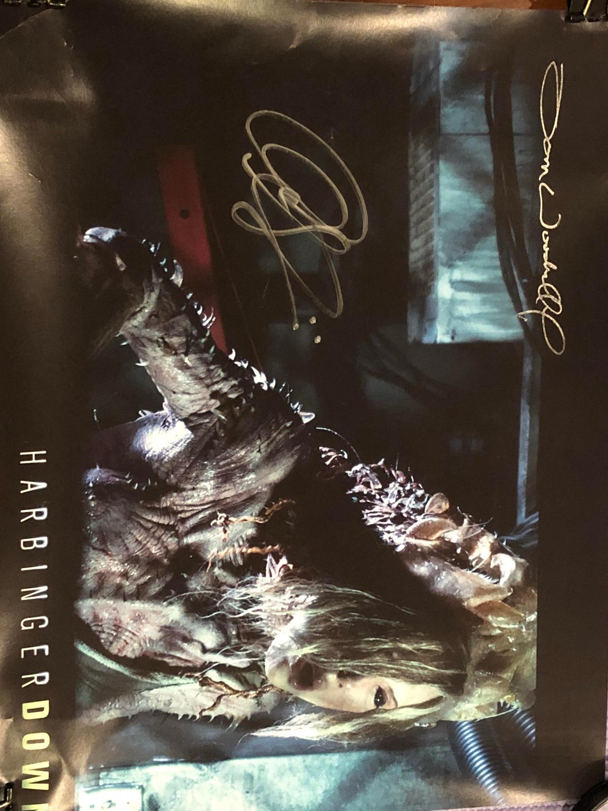 Signed Harbinger Down movie poster