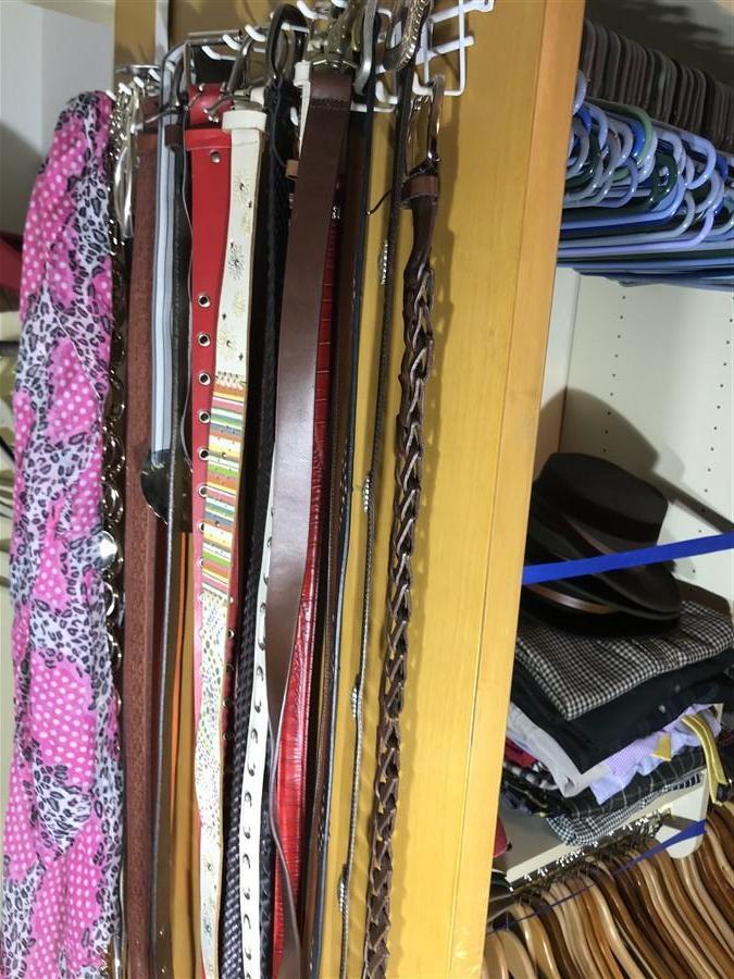 Lot of Belts, Shoe Holder etc lot