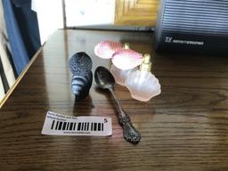 Sterling Silver Spoon and Perfume Atomizer Lot