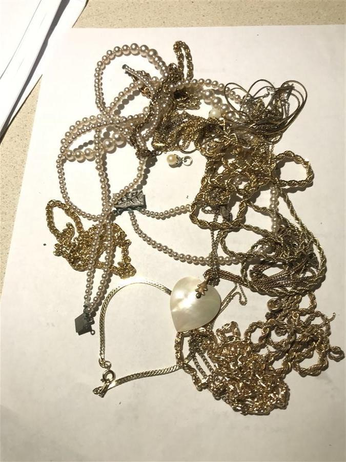 Group Lot of Jewelry Chains