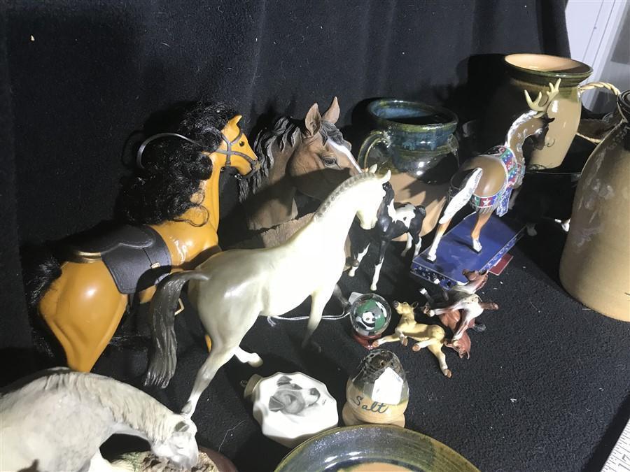 Large Lot Western & Horse Collectible Items