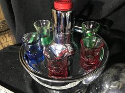 Very Cool 1950s Chrome Shot Drink Dispenser