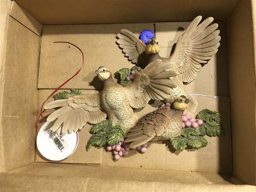 Bird Figurines in Box