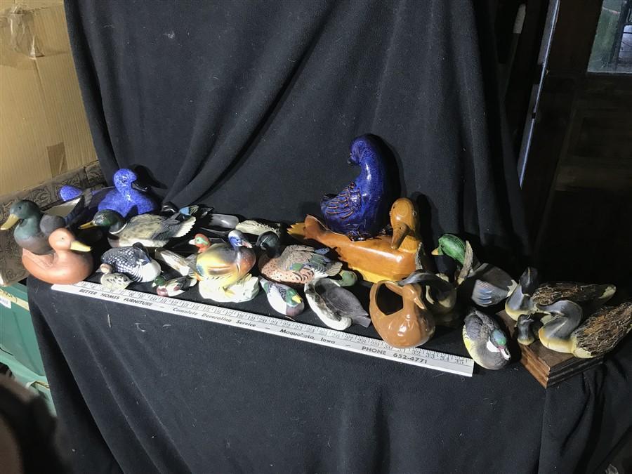 Large Lot Duck Related Figures Collectibles etc