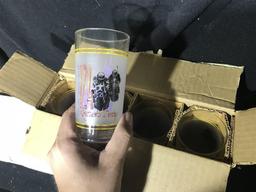 3 Boxes Kentucky Derby Glasses Vintage Date