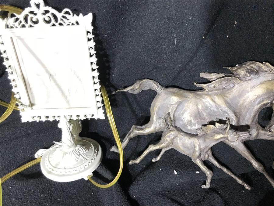 Horse Nightlight, Horses Figurine, Stemware