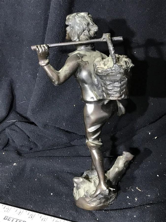 Antique Bronze Statue by A Moreau Child