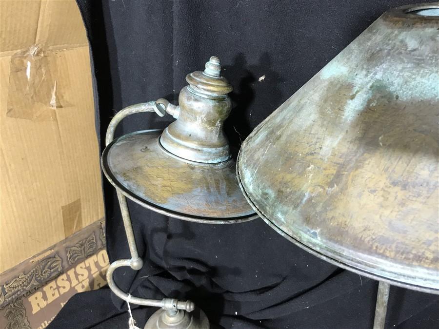 Two Vintage Lamps with Aged Look