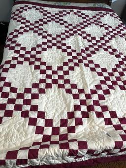 Large Comforter Quilt with some hand stitching