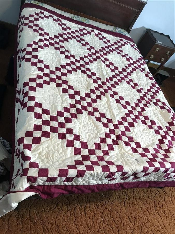 Large Comforter Quilt with some hand stitching