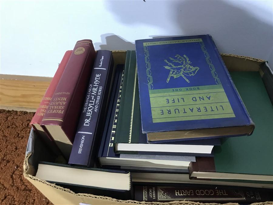 Box of Antique and Vintage Books