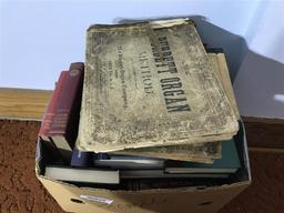 Box of Antique and Vintage Books