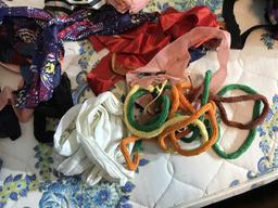 Vintage Hat, Scarves and More Lot