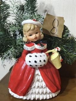 Vintage Napco Christmas Decorative Porcelain Piece