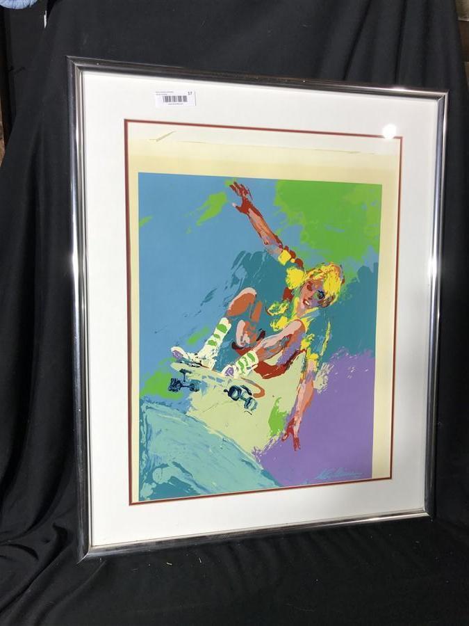 Vintage Ltd Edition Print Signed Leroy Neiman