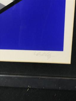 Vintage Ltd Edition Print Signed Victor Vasarely