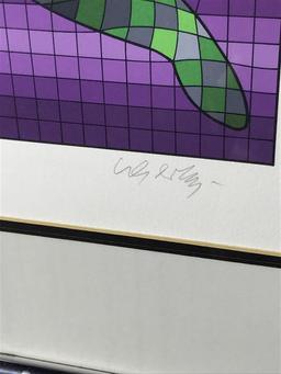 Vintage Ltd Edition Print Signed Victor Vasarely