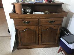 Vintage Wooden Dry Sink Cabinet