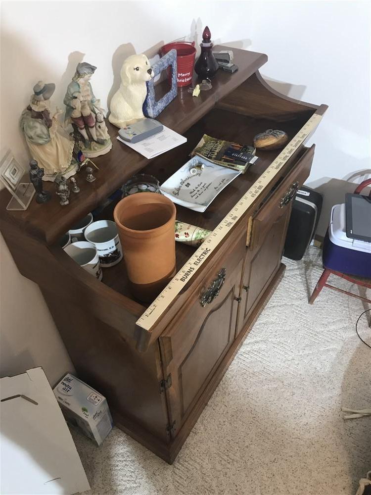 Vintage Wooden Dry Sink Cabinet