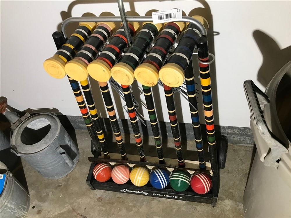 Vintage Croquet Set