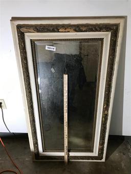 Large Antique Bevelled Mirror