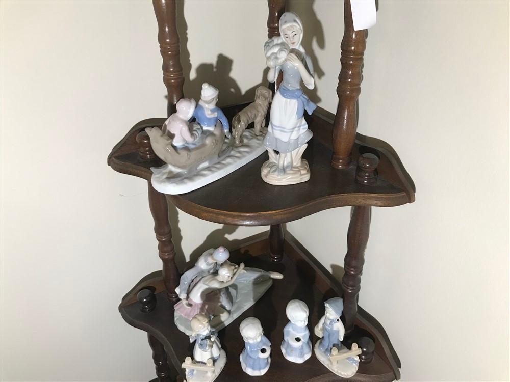 Group Lot of Lladro repro figurines + Mexican