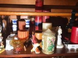 Shelf Lot Assorted Decorative Items