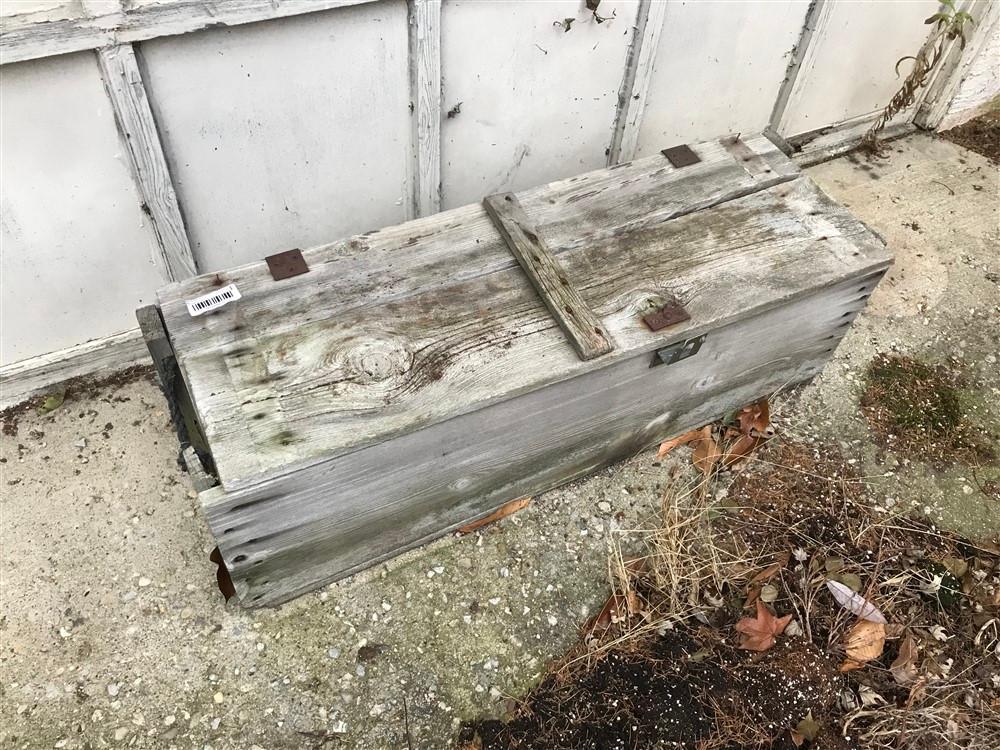 Antique Wooden Tool Box