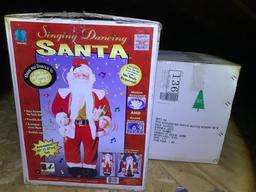 Two Battery Operated Animatronic Christmas Pieces