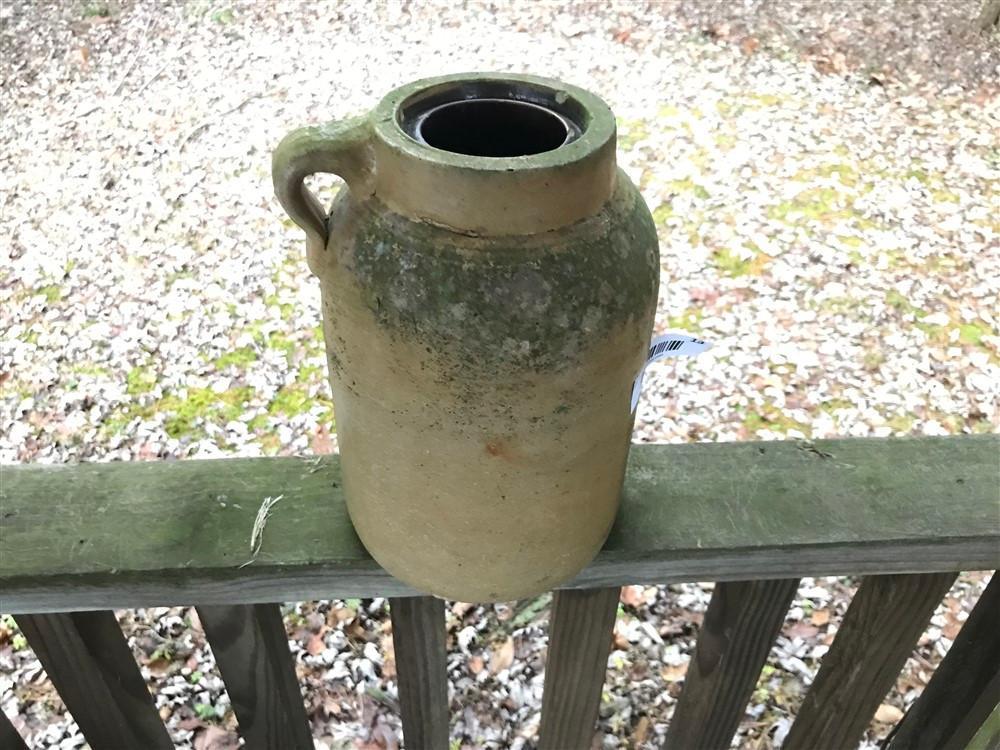 Antique Stoneware Jar Container w/Handle