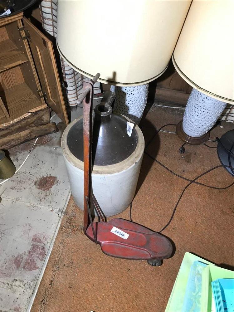 Unusual Antique Metal Scooter